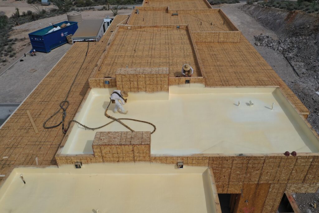 new construction foam roof
