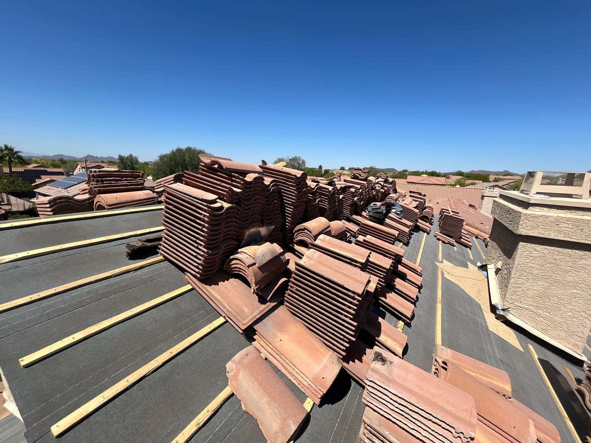 tile roof replacement